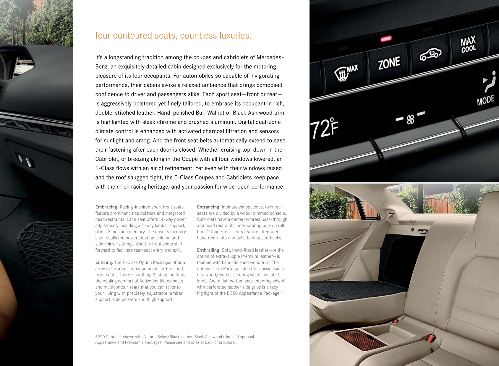 2012 Mercedes-Benz E-Class Coupe Convertible Brochure Page 21